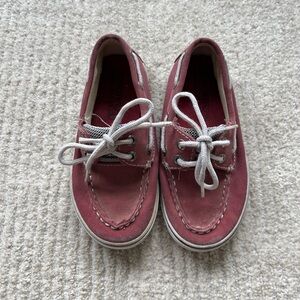 Kids Sperry Boat Shoes - Red